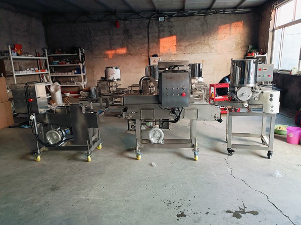 Hamburger patty production line 1 Hamburger patty production line 1